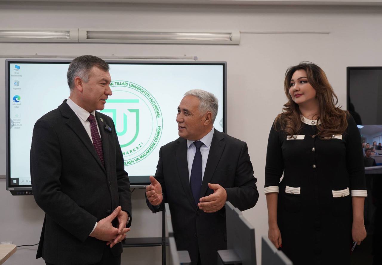O‘zbekiston davlat jahon tillari universiteti huzuridagi tarmoq markazining Kompyuter XABining tantanali ochilish marosimi